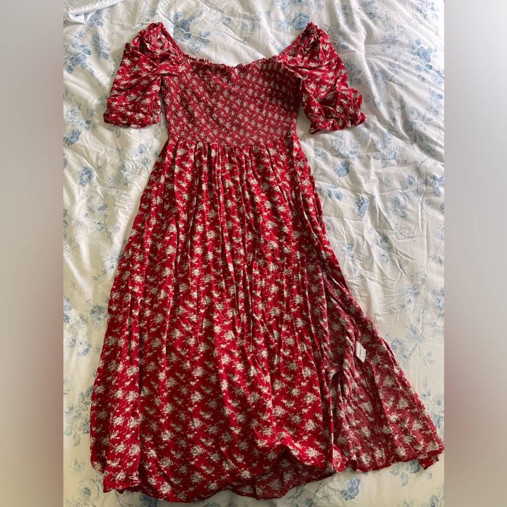 Small Red Natural Life Dress